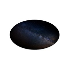 Cosmos-dark-hd-wallpaper-milky-way Sticker Oval (100 Pack) by Ket1n9