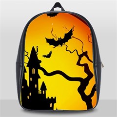 Halloween Night Terrors School Bag (xl) by Ket1n9