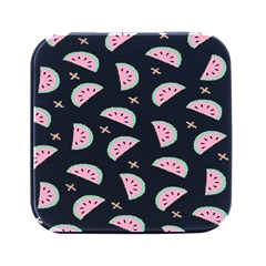 Watermelon Wallpapers  Creative Illustration And Patterns Square Metal Box (black) by Ket1n9