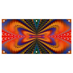 Casanova Abstract Art-colors Cool Druffix Flower Freaky Trippy Banner And Sign 4  X 2  by Ket1n9