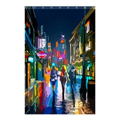 Abstract-vibrant-colour-cityscape Shower Curtain 48  X 72  (small)  by Ket1n9