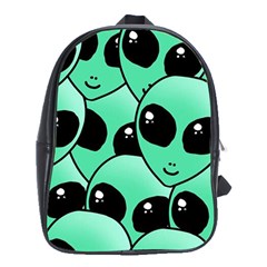 Art Alien Pattern School Bag (xl) by Ket1n9