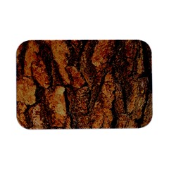 Bark Texture Wood Large Rough Red Wood Outside California Open Lid Metal Box (silver)   by Ket1n9