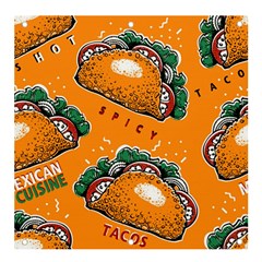 Seamless-pattern-with-taco Banner And Sign 4  X 4  by Ket1n9