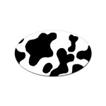 Cow Pattern Sticker Oval (100 pack) Front