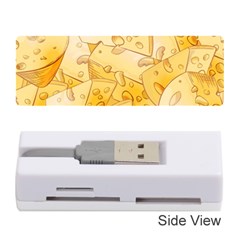 Cheese-slices-seamless-pattern-cartoon-style Memory Card Reader (stick) by Ket1n9