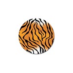 Tiger Skin Pattern Golf Ball Marker (4 pack) Front