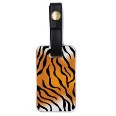 Tiger Skin Pattern Luggage Tag (one Side) by Ket1n9