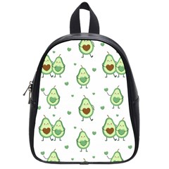 Cute-seamless-pattern-with-avocado-lovers School Bag (small) by Ket1n9