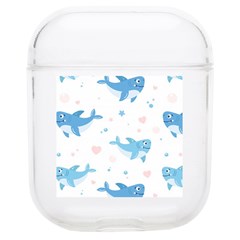 Seamless-pattern-with-cute-sharks-hearts Airpods 1/2 Case by Ket1n9