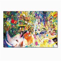 Multicolor Anime Colors Colorful Postcard 4 x 6  (pkg Of 10) by Ket1n9