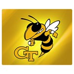 Georgia Institute Of Technology Ga Tech Premium Plush Fleece Blanket (Medium) 60 x50  Blanket Front