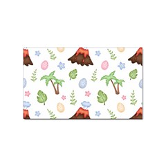 Cute-palm-volcano-seamless-pattern Sticker Rectangular (10 Pack) by Ket1n9