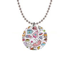 Set-kawaii-doodles -- 1  Button Necklace by Grandong