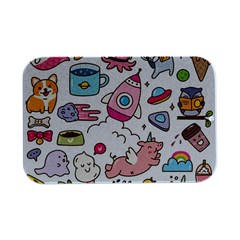 Set-kawaii-doodles -- Open Lid Metal Box (silver)   by Grandong