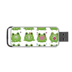 Kawaii-frog-rainy-season-japanese Portable Usb Flash (two Sides) by Grandong