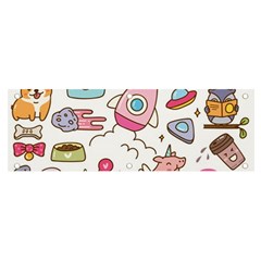 Set-kawaii-doodles -- Banner And Sign 6  X 2  by Grandong