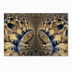 Fractal Spiral Infinite Psychedelic Postcard 4 x 6  (pkg Of 10) by Ravend