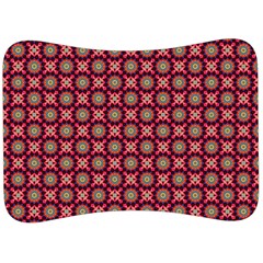 Kaleidoscope Seamless Pattern Velour Seat Head Rest Cushion by Ravend