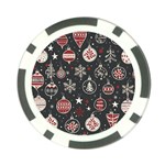 Christmas Winter Xmas Poker Chip Card Guard Back