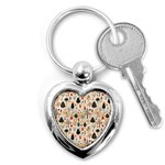 Pattern Seamless Key Chain (Heart) Front