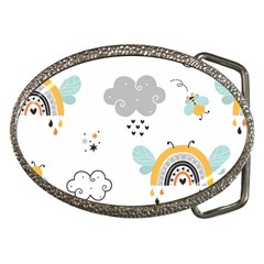 Art Pattern Design Wallpaper Background Print Belt Buckles by Vaneshop