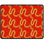 Background Ornamental Pattern Abstract Seamless Two Sides Fleece Blanket (Medium) 58.8 x47.4  Blanket Back