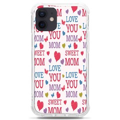 Love Mom Happy Mothers Day I Love Mom Graphic Iphone 12 Mini Tpu Uv Print Case	 by Vaneshop