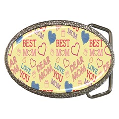 Love Mom Happy Mothers Day I Love Mom Graphic Pattern Belt Buckles by Vaneshop