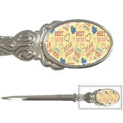 Love Mom Happy Mothers Day I Love Mom Graphic Pattern Letter Opener by Vaneshop