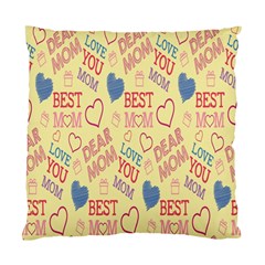 Love Mom Happy Mothers Day I Love Mom Graphic Pattern Standard Cushion Case (one Side) by Vaneshop