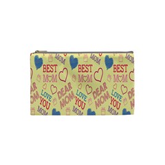 Love Mom Happy Mothers Day I Love Mom Graphic Pattern Cosmetic Bag (small) by Vaneshop