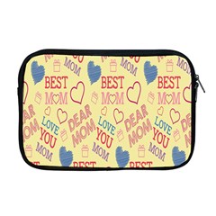 Love Mom Happy Mothers Day I Love Mom Graphic Pattern Apple Macbook Pro 17  Zipper Case by Vaneshop