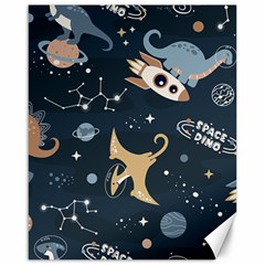 Space Theme Art Pattern Design Wallpaper Canvas 16  X 20  by Vaneshop