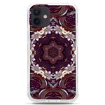 Rosette Kaleidoscope Mosaic Abstract Background iPhone 12 mini TPU UV Print Case	 Front