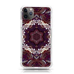 Rosette Kaleidoscope Mosaic Abstract Background Iphone 11 Pro Max 6 5 Inch Tpu Uv Print Case by Vaneshop