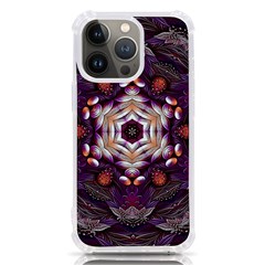 Rosette Kaleidoscope Mosaic Abstract Background Art Iphone 13 Pro Tpu Uv Print Case by Vaneshop