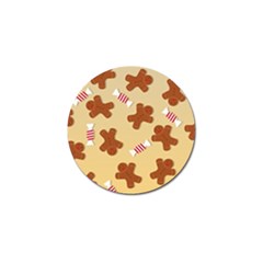 Gingerbread Christmas Time Golf Ball Marker by Pakjumat