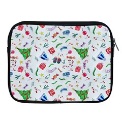 Illustration Christmas Pattern Apple Ipad 2/3/4 Zipper Cases by Pakjumat