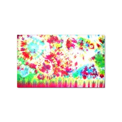 Pattern Decorated Schoolbus Tie Dye Sticker (rectangular) by Amaryn4rt