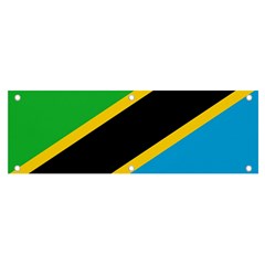 Flag Of Tanzania Banner And Sign 6  X 2  by Amaryn4rt