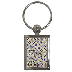 Ceramic-portugal-tiles-wall- Key Chain (rectangle) by Amaryn4rt