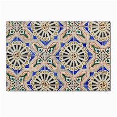 Ceramic-portugal-tiles-wall- Postcard 4 x 6  (pkg Of 10) by Amaryn4rt