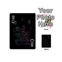 Easter-bunny-hare-rabbit-animal Playing Cards 54 Designs (mini) by Amaryn4rt