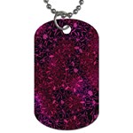 Retro-flower-pattern-design-batik- Dog Tag (Two Sides) Front