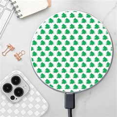 Christmas-tree-tree-holidays Wireless Fast Charger(white) by Amaryn4rt