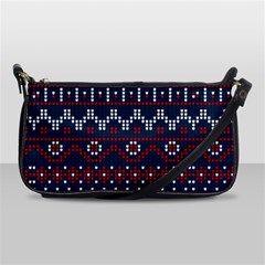 Christmas-concept-with-knitted-pattern Shoulder Clutch Bag by Amaryn4rt