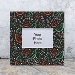 Seamless-vector-pattern-with-watermelons-mint -- White Box Photo Frame 4  x 6  Front