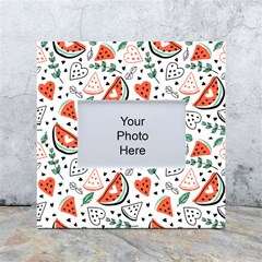 Seamless-vector-pattern-with-watermelons-mint White Box Photo Frame 4  X 6  by Amaryn4rt