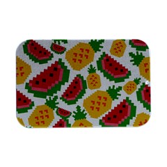 Watermelon-pattern-se-fruit-summer Open Lid Metal Box (silver)   by Amaryn4rt